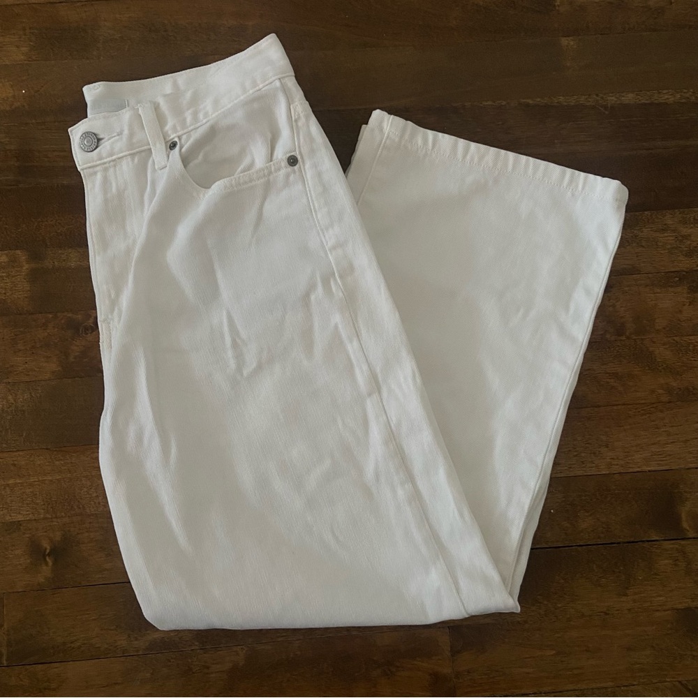 Uniqlo Wide Straight High Waisted Jeans